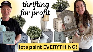 Thrift With Me Home Decor Budget Oaint Challenge - Thrift Flips For Profit - Reselling