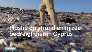 Zee en strand Cyprus bezaaid met plastic, dieren sterven - RTL NIEUWS