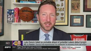 Dave McMenamin reports Lakers make huge roster change for Luka Doncic debut vs. Utah Jazz tonight