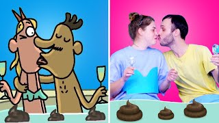 Hot tub Dating & 4 Other Cartoon Box Parody | The BEST of Cartoon Box | Funny Cartoons Parodies