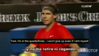 When Rafa Nadal refuses to give up (Australian Open 2011 - Wimbledon 2022)