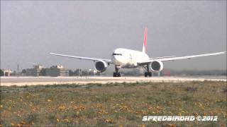 Japan Airlines Boeing 777-346(ER) [JA743J] CLOSE UP Takeoff