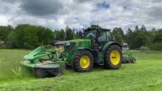 Maskinsafari med John Deere 6250R på Rotängens Lantbruk