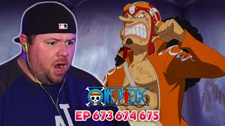 Usopp Got Me Heated | One Piece Reaction - Episode 673, 674, \u0026 675