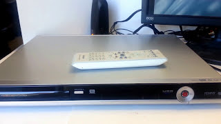 Phillips DVDR-3455H HDD DVD Recorder *Tray Sticks* 160GB Silver w/Remote Tested Ebay Showcase Sold!