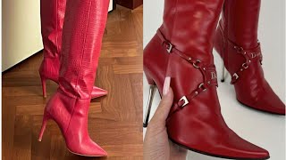 BATA COMFORTABLE HIGH HEEL LEATHER OVER KNEE LENGTH BOOTS DESIGN AND IDEAS