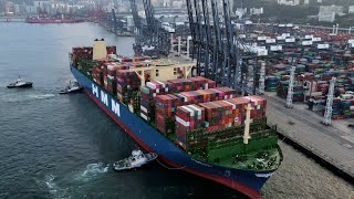 HIT Welcomes the World's Largest Container Vessel HMM GDANSK - Hongkong International Terminals