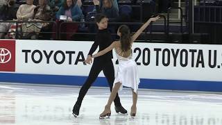 Avonley Nguyen and Vadym Kolesnik - 2020 U.S. Championships - Junior Free Dance