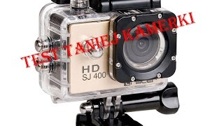 #2 Test Taniej Kamerki z Auchan Tracer SJ 400 HD