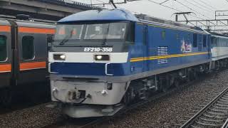 20240312 府中本町にて　単8283レ　EF210-358+EF65-2127+EH500-50