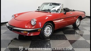 1986 Alfa Romeo Spider graduate for sale | 4120-TPA