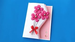 How to make Birthday Card for Best Mom / Handmade easy card Tutorial
