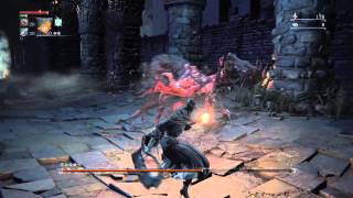 03.Bloodborne boss battle vs Blood-Starved Beast(渴血怪獸)