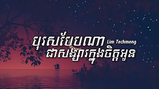 Lim Techmeng - បុរសបែបណាជាសង្សារក្នុងចិត្តអូន - [ Lyrics Music ] - Lip-Sync Version