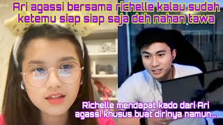 Ari agassi bersama richelle klw sudah ketemu  seperti tom dan jerry lucu abis