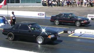 11 sec Mustang coupe vs Mustang hatch