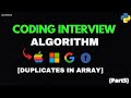 Coding Interview Challenge: Finding Duplicates in an Array