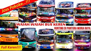 SANGAR🔥PESONA WAJAH BUS KEREN DI PANTURA MURIA RAYA JOSS TENAN #busmania #bus #hunting #busindonesia