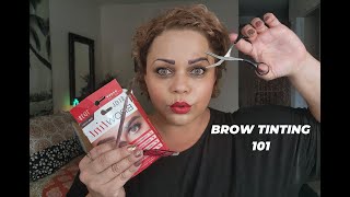 BROW TINTING 101 - Ardell Kit // At Home Tutorial