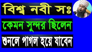 বিশ্ব নবী সঃ (( কেমন সুন্দর ছিলেন )) শুনলে পাগল হয়ে যাবেন  ,mufti abdur rahman rasidi , abdur rahman