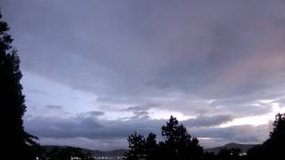 動画20160821「夕暮れの空」＠岩手県久慈市18:28〜18:57撮影