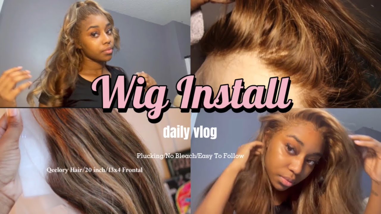 How To Install 20 Inch Highlight Wig Under 100 Quick Wig Install