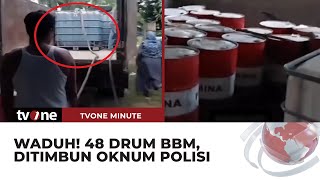 BIKIN MALU! Oknum Polisi Ditahan Usai Timbun BBM di Samping Rumah | tvOne Minute