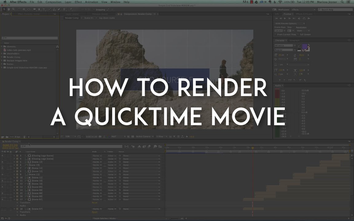 After effect рендеринг. Кодеки для after Effects QUICKTIME. Как отрендерить видео в after Effects. How to render Video in after Effects.