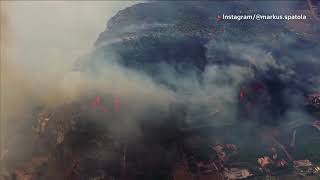 Wildfires rage in Sicily's Palermo