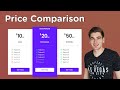 Build A Price Comparison Page With HTML And CSS