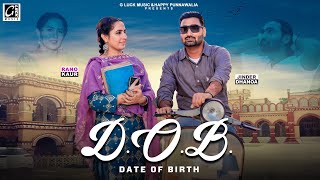 D.O.B.। Jinder Dhanoa feat. Rano kaur l Hathoi Wala l Darak Flash Music l New punjabi song 2024