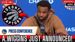 🚨 MY GOD! LOOK WHAT ANDREW WIGGINS SAID ABOUT THE TORONTO RAPTORS! SURPRISE THE