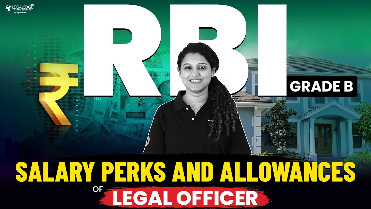 RBI Grade B Legal Officer Salary, Allowances & Perks - YouTube