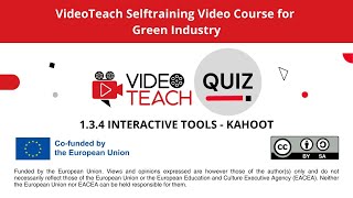 1.3.4 Interactive Tools - Kahoot (QUIZ)