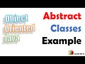 62 Java Abstract Classes Example |