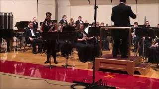 Paul Creston Concerto for Alto Saxophone Mvt. III - Sarah Kremer with the Concordia College Band