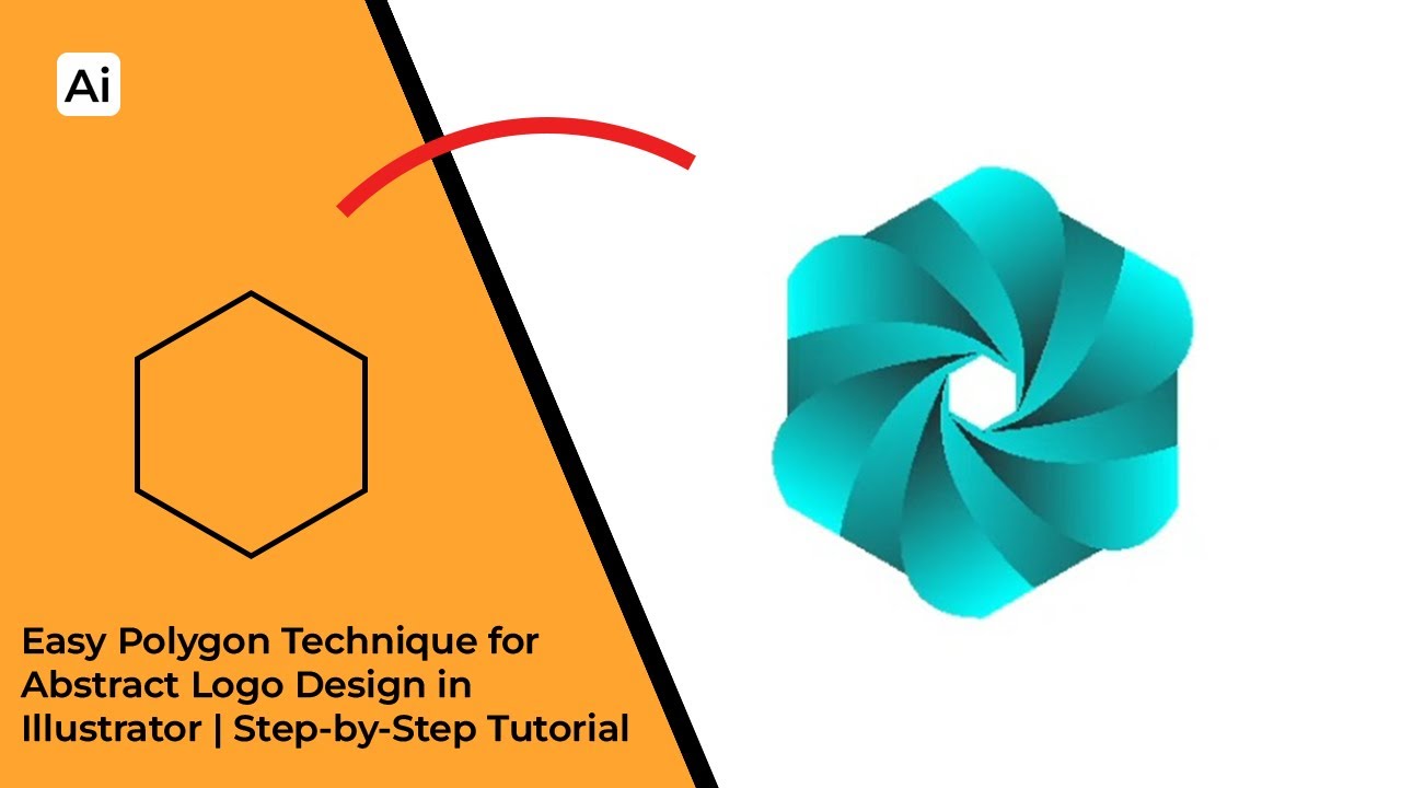 Easy Polygon Technique For Abstract Logo Design In Illustrator Step