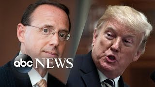 Deputy AG Rosenstein and Trump to meet Thursday