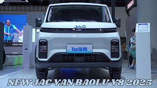 286 Km Range | 159,800 Yuan | Guangzhou Commercial Vehicle Exhibition | New Jac VAN Baolu V8 2025