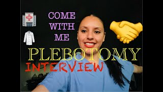 Phlebotomy Interview Vlog