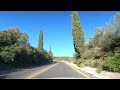 driving greece eo82 kalamata pylos 4k scenic drive from south to west coast of the peloponnese