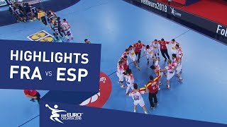 Highlights | France vs Spain | Men's EHF EURO 2018