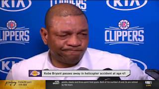 Doc Rivers Reacts to Kobe Bryant passes away