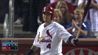 CHC@STL: Molina receives standing ovation in return