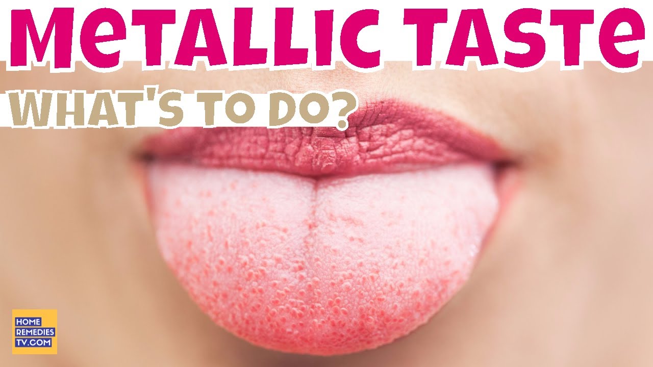 HOW To Get Rid Of A METALLIC Taste In Your MOUTH? CURE Metallic Taste ...