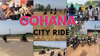 Gohana city ride reaction 🔥😳|naveen Rithaliya |hrb club riders | ktm|pulsar|gt|duke||bullet| 🔥