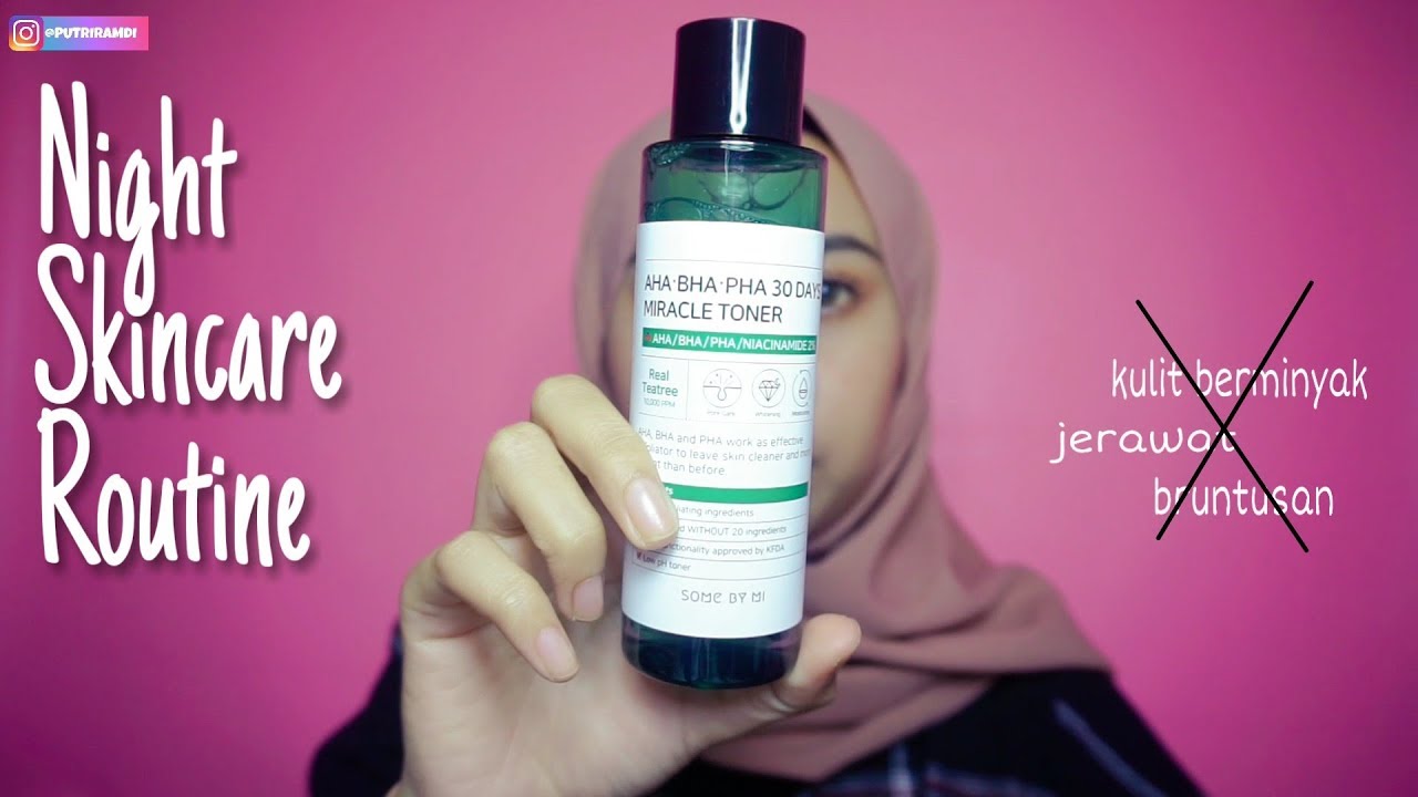 KULIT CERAH BEBAS JERAWAT DAN BRUNTUSAN | SKINCARE ROUTINE Untuk Kulit ...