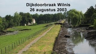 Alarmering brandweer Dijkdoorbraak Wilnis 26 augustus 2003