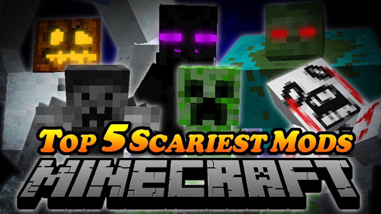 TOP 5 SCARIEST MODS IN MINECRAFT! - Slenderman, Creepypasta, Mutant ...