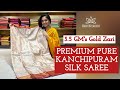 PREMIUM PURE KANCHIPURAM SILK SAREE | 3.5 grams Pure Gold Zari #sareelove #kanchipattu